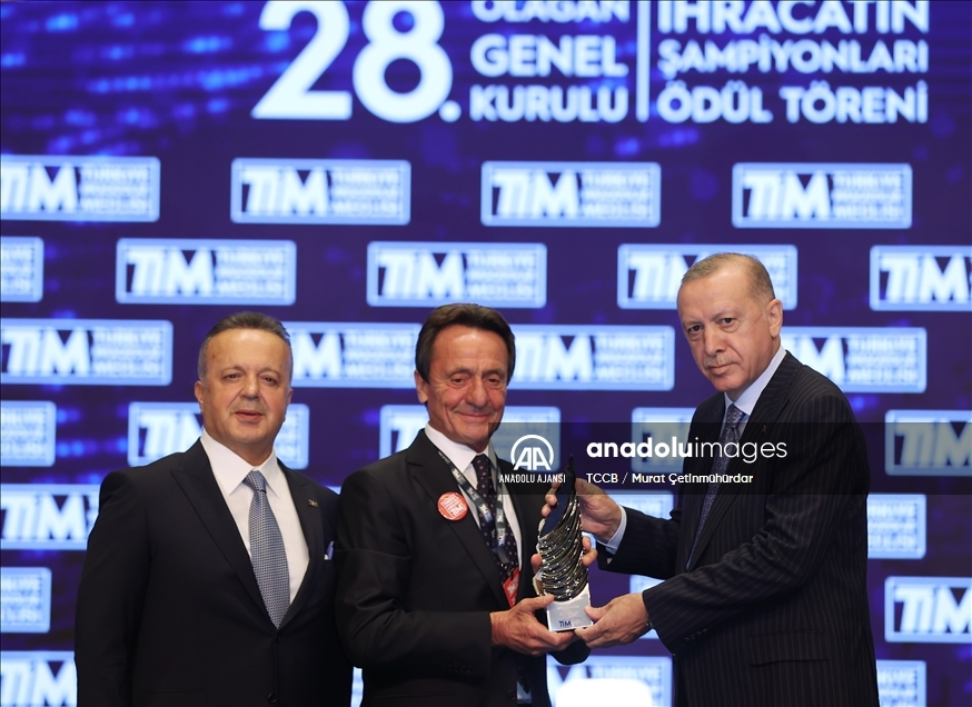 Cumhurbaşkanı Erdoğan, TİM Olağan Genel Kurulu'na katıldı