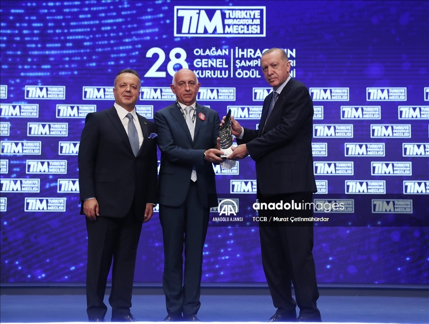 Cumhurbaşkanı Erdoğan, TİM Olağan Genel Kurulu'na katıldı