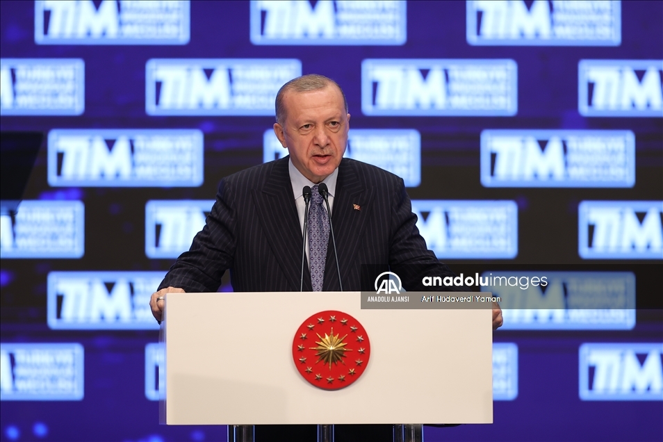 Cumhurbaşkanı Erdoğan, TİM Olağan Genel Kurulu'na katıldı
