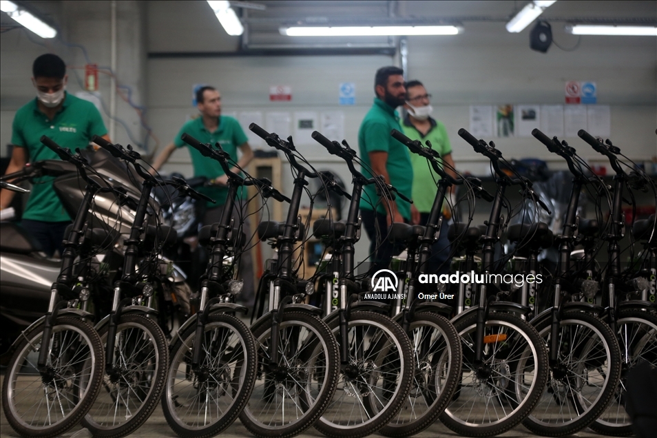 Düzce'de üretilen elektrikli motosiklet ve bisikletler dünya yollarında