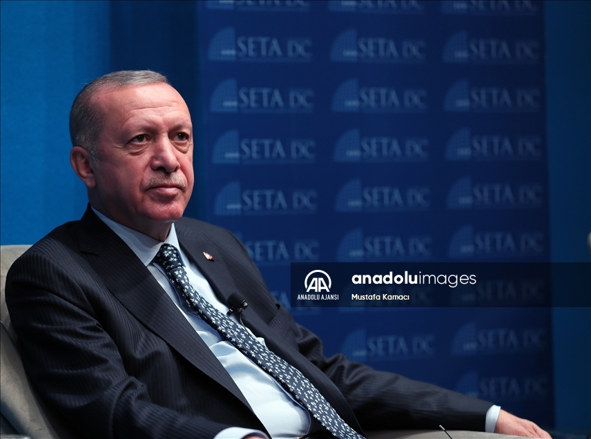 Cumhurbaşkanı Erdoğan, Foreign Policy Association ve SETA DC tarafından düzenlenen programa katıldı