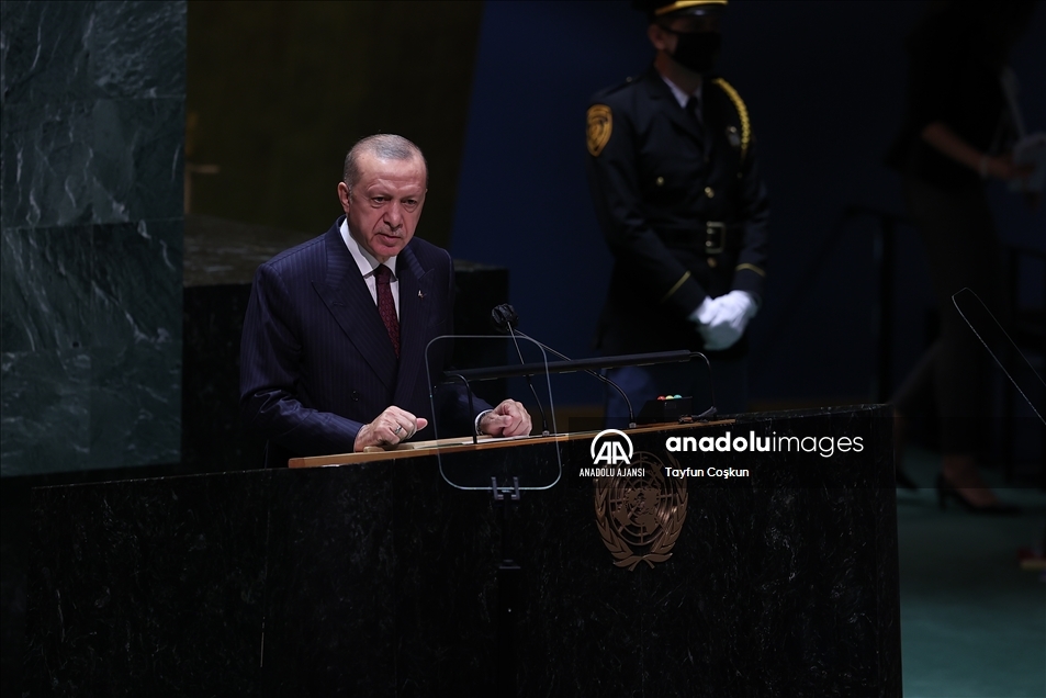 Cumhurbaşkanı Erdoğan, BM Genel Kuruluna hitap etti