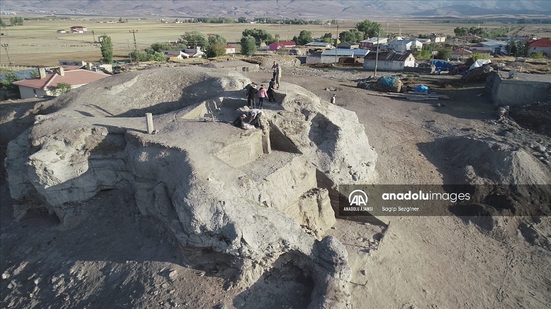 Pulur Höyük kazılarında neolitik ve kalkolitik dönemlere ait izlere rastlandı