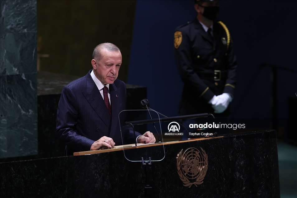 Cumhurbaşkanı Erdoğan, BM Genel Kuruluna hitap etti