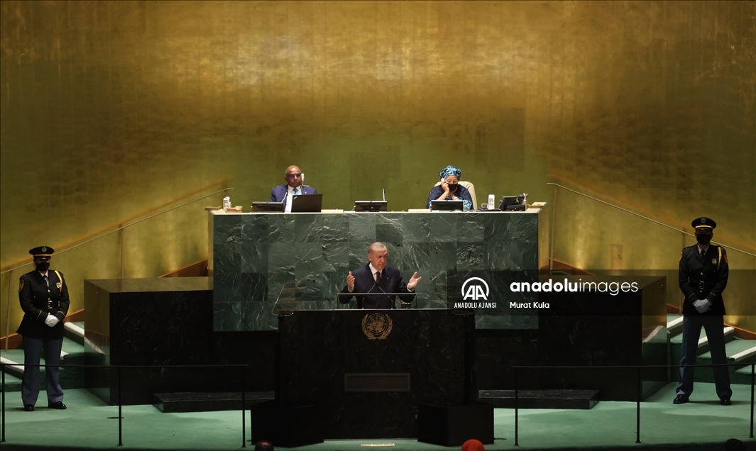 Cumhurbaşkanı Erdoğan, BM Genel Kuruluna hitap etti: