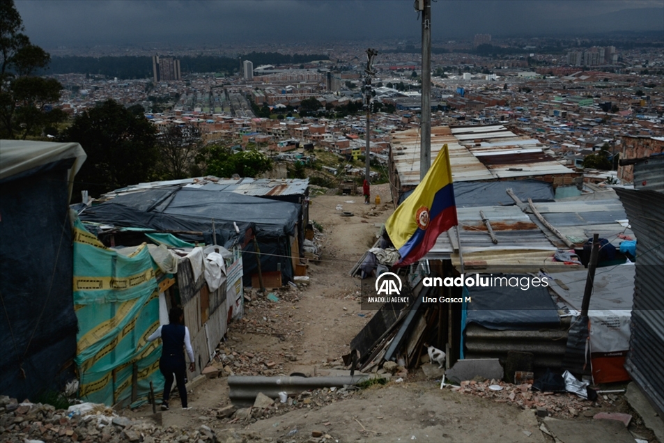 La vida de los desplazados colombianos que viven en la periferia de Bogotá