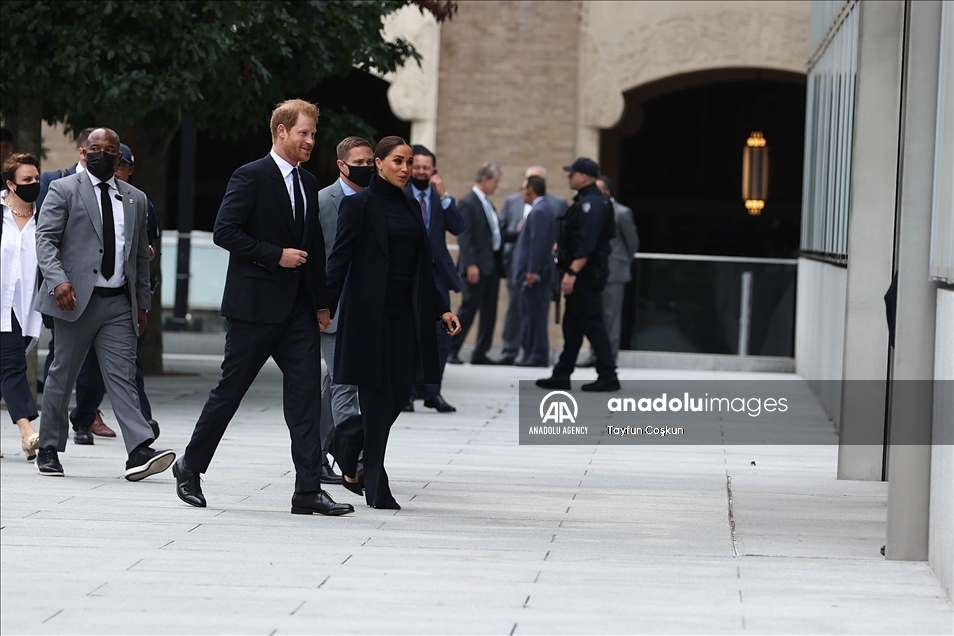 El príncipe Harry y su esposa, Meghan Markle, reaparecen en una visita a Nueva York