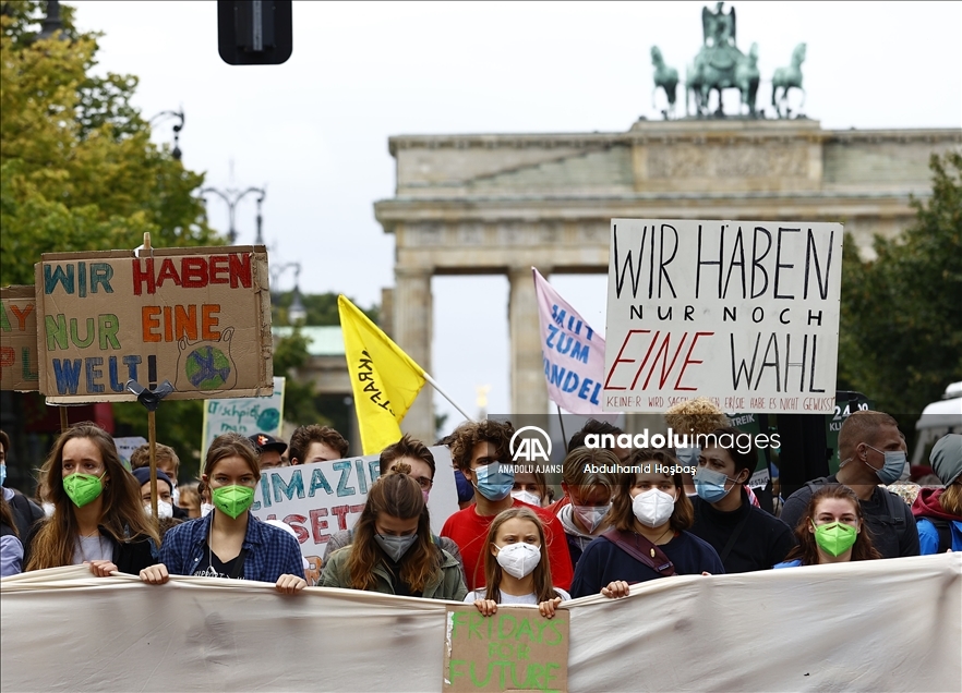 Almanya'da iklim protestosu