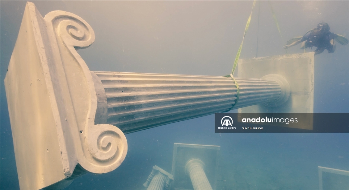 Copies of lost artifacts of Lycian Civilisation to be exhibited in underwater park in Antalya's Kas