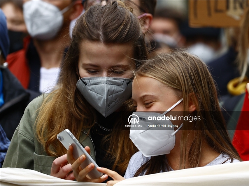 Almanya'da iklim protestosu