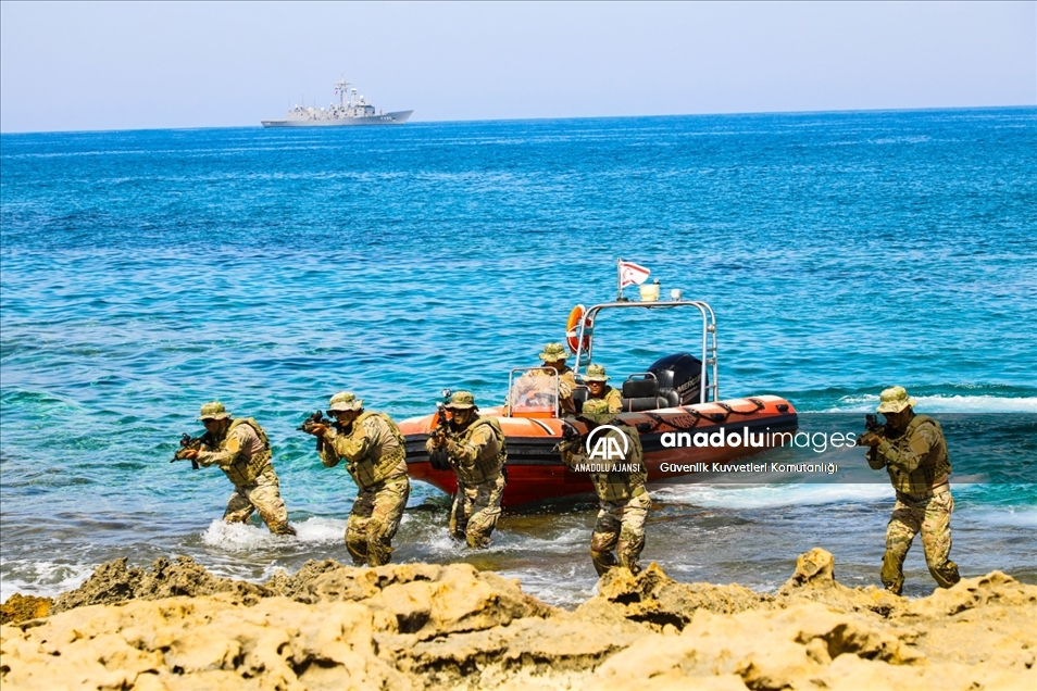 KKTC'deki "Şehit Yüzbaşı Cengiz Topel Akdeniz Fırtınası Tatbikatı" sona erdi