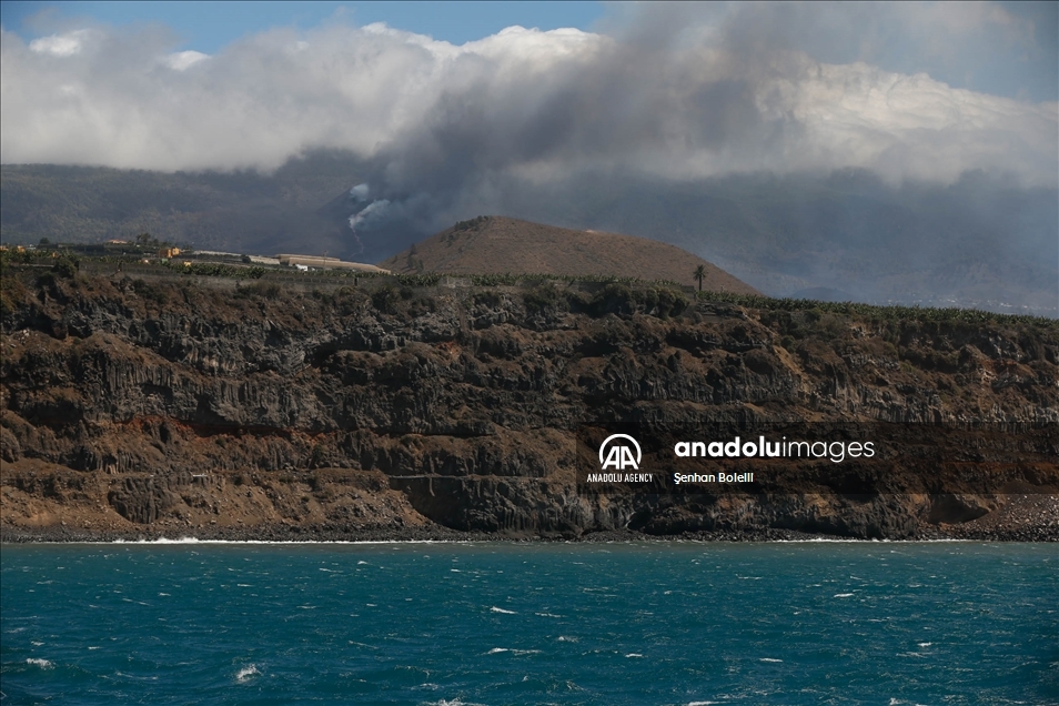 Lava de volcán en la isla de La Palma, en España, llegó al océano