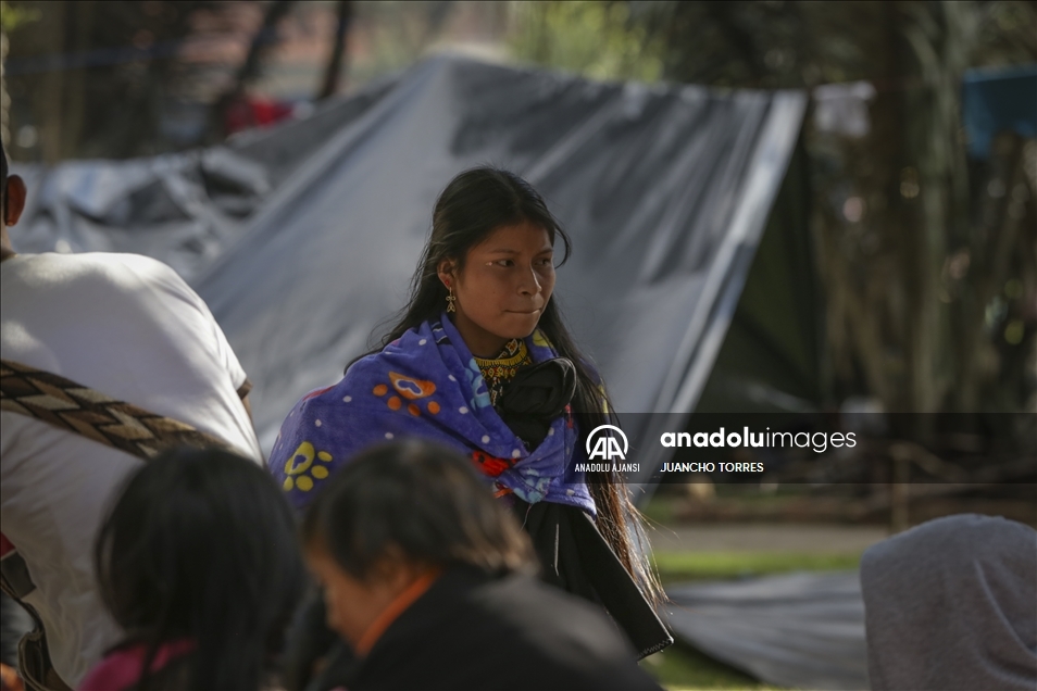 Colombia: Embera Indigenous struggle at the Colombian capital