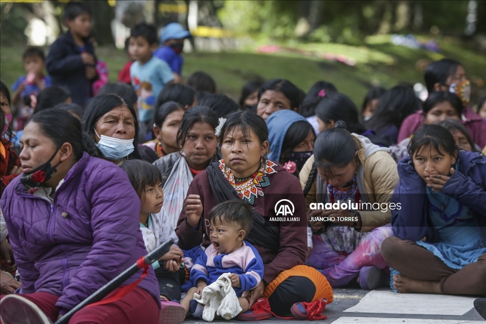 Colombia: Embera Indigenous struggle at the Colombian capital