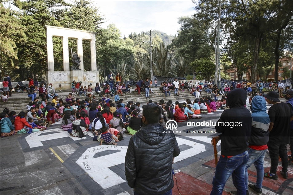 Colombia: Embera Indigenous struggle at the Colombian capital