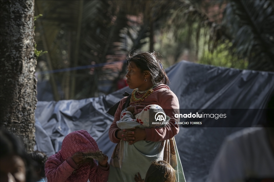 Colombia: Embera Indigenous struggle at the Colombian capital
