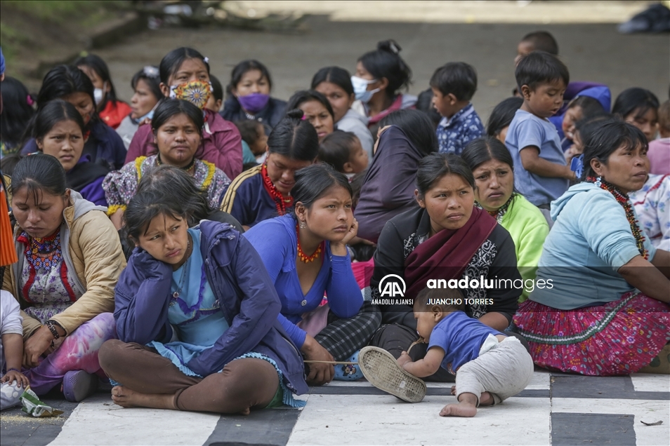 Colombia: Embera Indigenous struggle at the Colombian capital