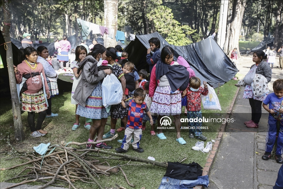 Colombia: Embera Indigenous struggle at the Colombian capital