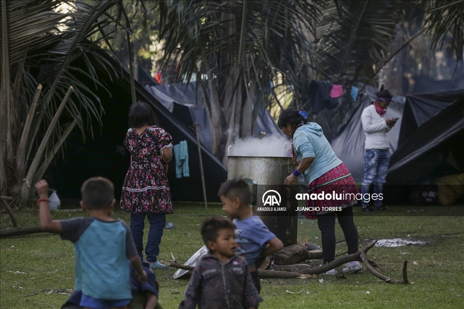 Colombia: Embera Indigenous struggle at the Colombian capital
