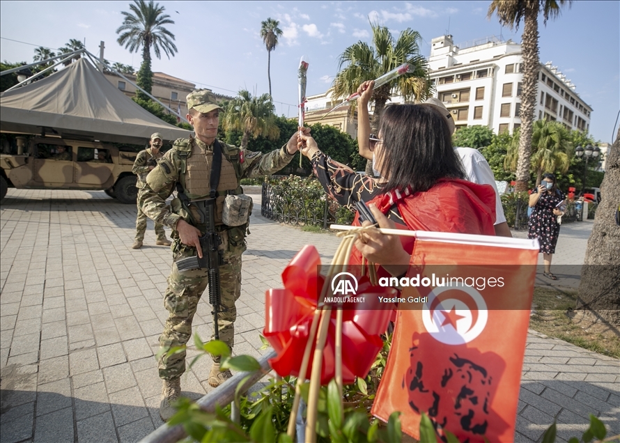 Tunisie : manifestations de soutien au président Saïed dans la capitale et plusieurs villes