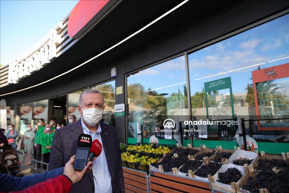 Cumhurbaşkanı Recep Tayyip Erdoğan, İstanbul'da