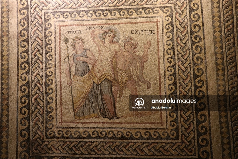 Дел од 2.448 квадратни метри мозаици