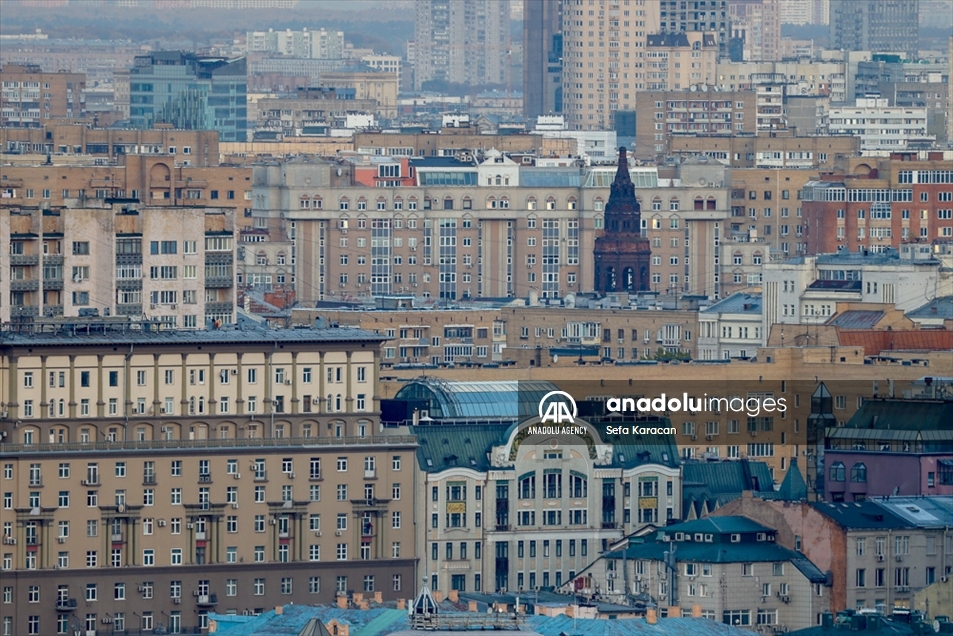 La espectacular vista del Centro Internacional de Negocios de Moscú