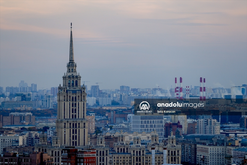 La espectacular vista del Centro Internacional de Negocios de Moscú