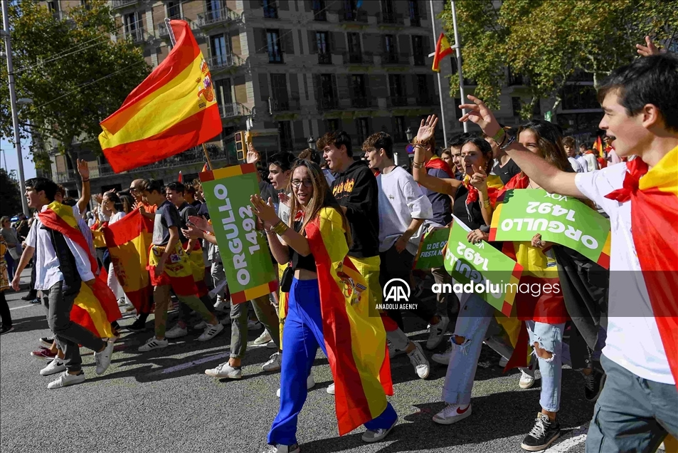 En el Día de la Hispanidad, Barcelona es escenario de manifestaciones a favor y en contra de la unidad de España 8