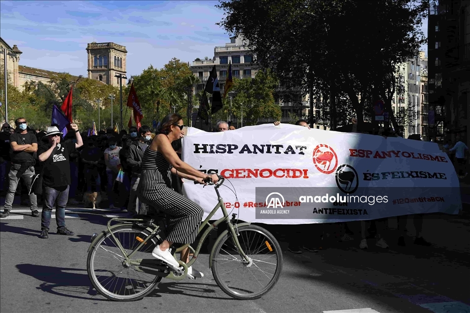 En el Día de la Hispanidad, Barcelona es escenario de manifestaciones a favor y en contra de la unidad de España 10