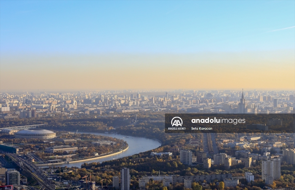 La espectacular vista del Centro Internacional de Negocios de Moscú