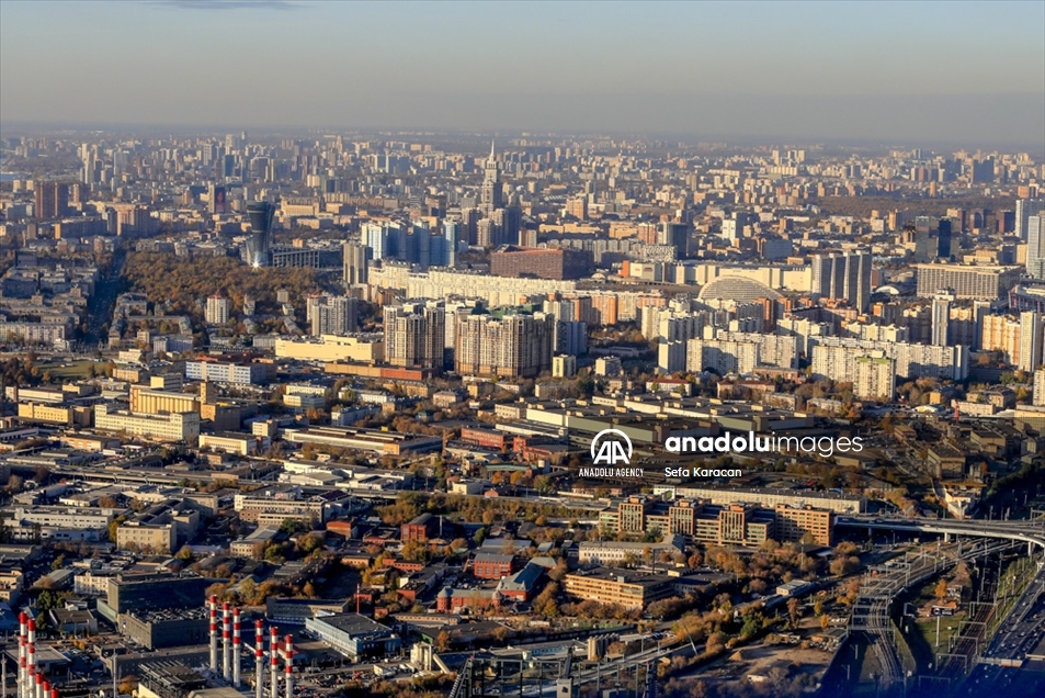 La espectacular vista del Centro Internacional de Negocios de Moscú
