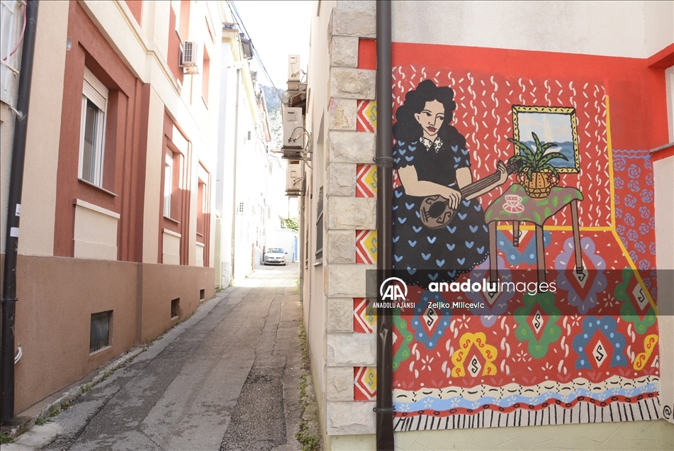 Bosna Hersek'in Mostar kentini süsleyen duvar resimleri en iyiler arasında gösterildi