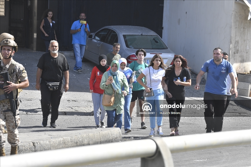 قتيل و6 جرحى بإطلاق نار خلال مظاهرة في بيروت