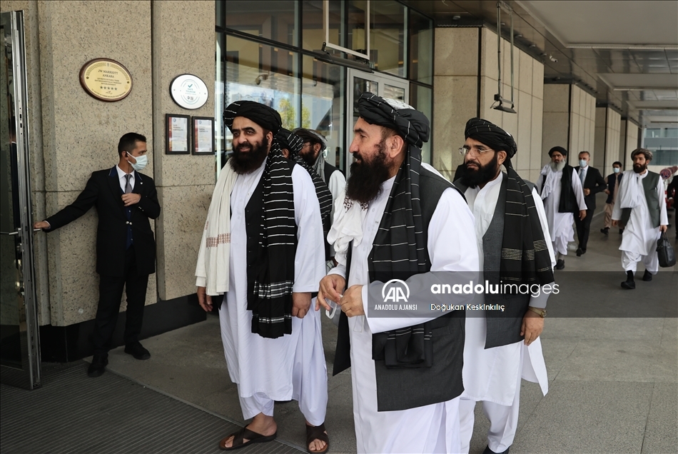 Afganistan'daki Taliban hükümetinin Dışişleri Bakan Vekili Emirhan Muttaki, Ankara'da
