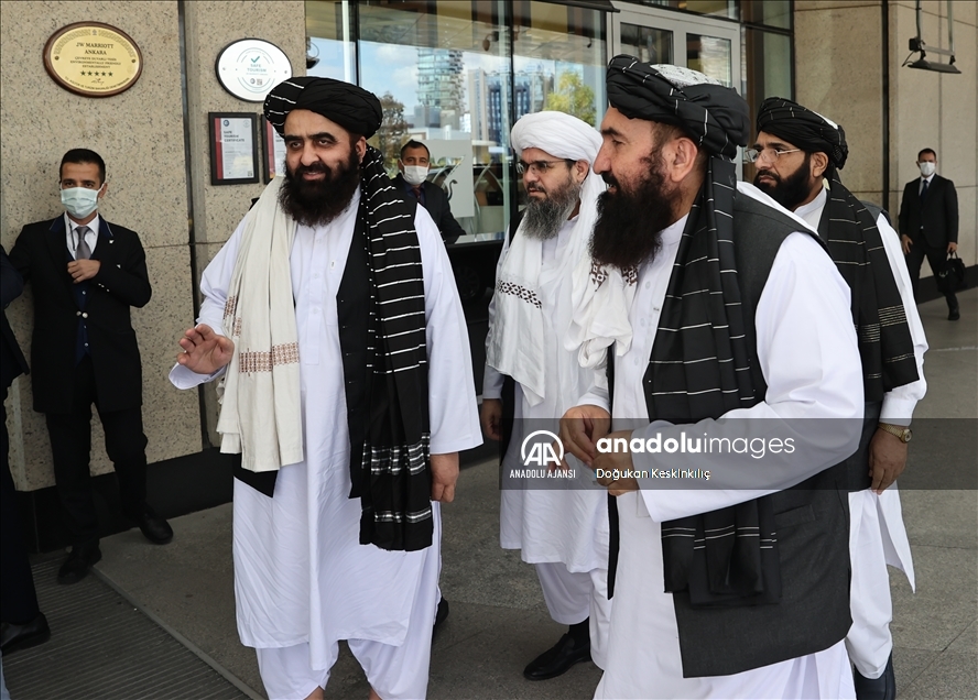 Afganistan'daki Taliban hükümetinin Dışişleri Bakan Vekili Emirhan Muttaki, Ankara'da