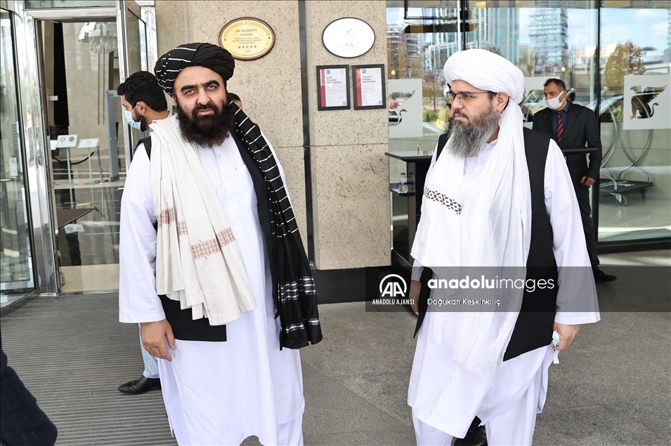 Afganistan'daki Taliban hükümetinin Dışişleri Bakan Vekili Emirhan Muttaki, Ankara'da