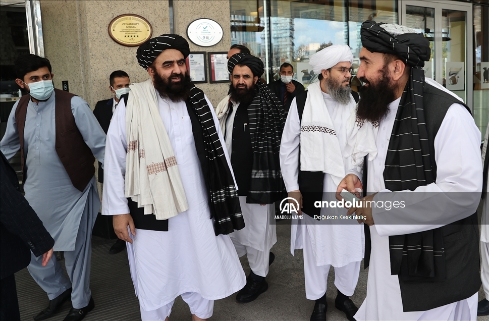 Afganistan'daki Taliban hükümetinin Dışişleri Bakan Vekili Emirhan Muttaki, Ankara'da
