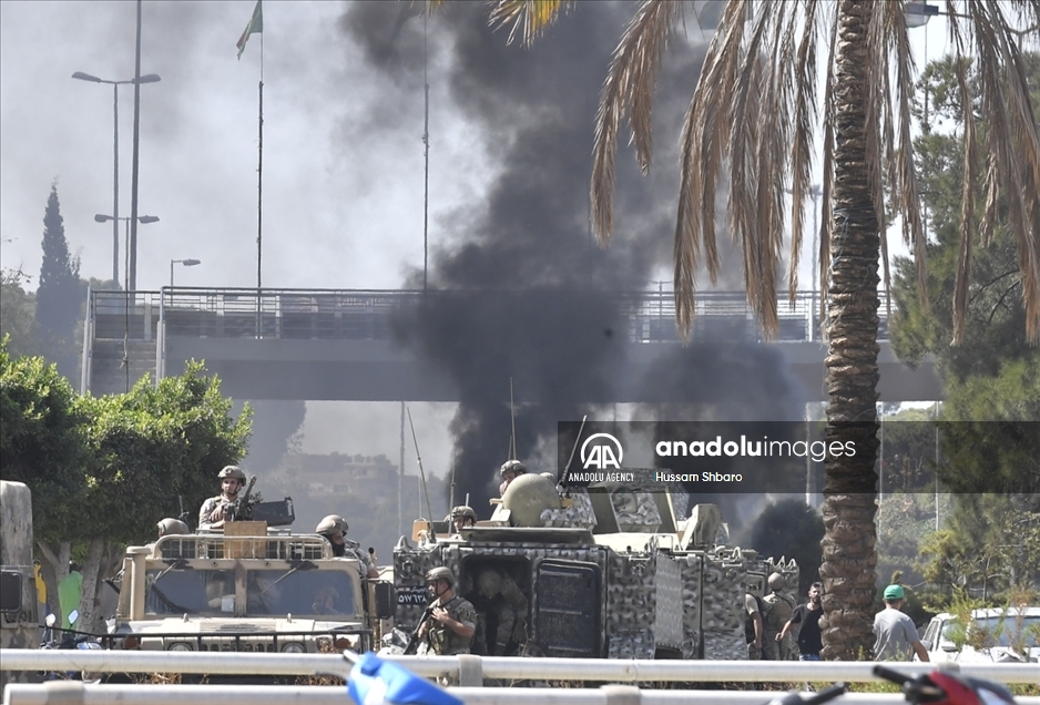 قتيل و6 جرحى بإطلاق نار خلال مظاهرة في بيروت