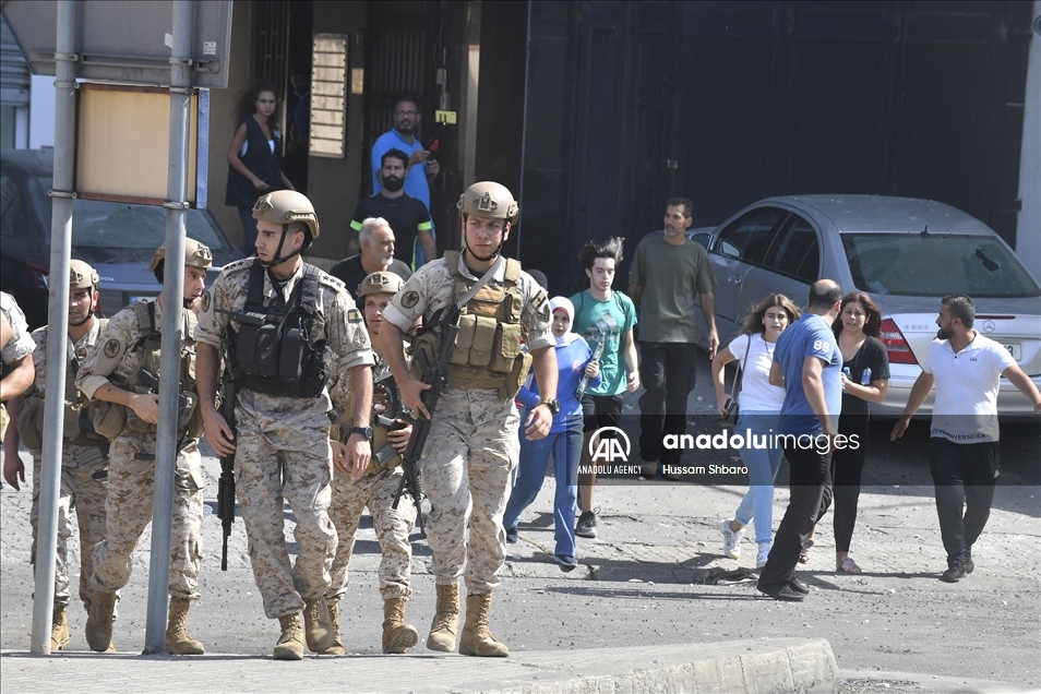 قتيل و6 جرحى بإطلاق نار خلال مظاهرة في بيروت