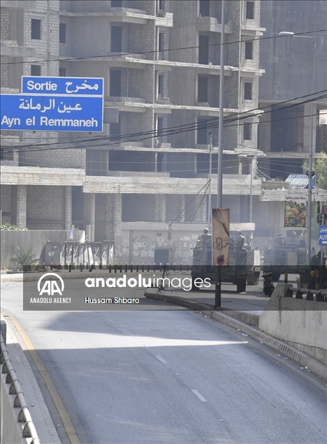 قتيل و6 جرحى بإطلاق نار خلال مظاهرة في بيروت