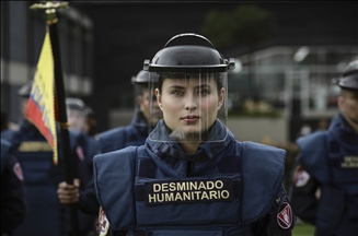 Miembros de las Fuerzas Armadas de Colombia realizaron oraciones por sus uniformados caídos en combate y la paz en Colombia en la Escuela de Ingenieros Militares
