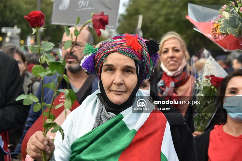 Fransa'da "17 Ekim 1961 Katliamı"nda ölen Cezayirliler anıldı