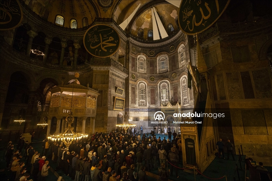 Maulid Nabi di Masjid Agung Hagia Sophia