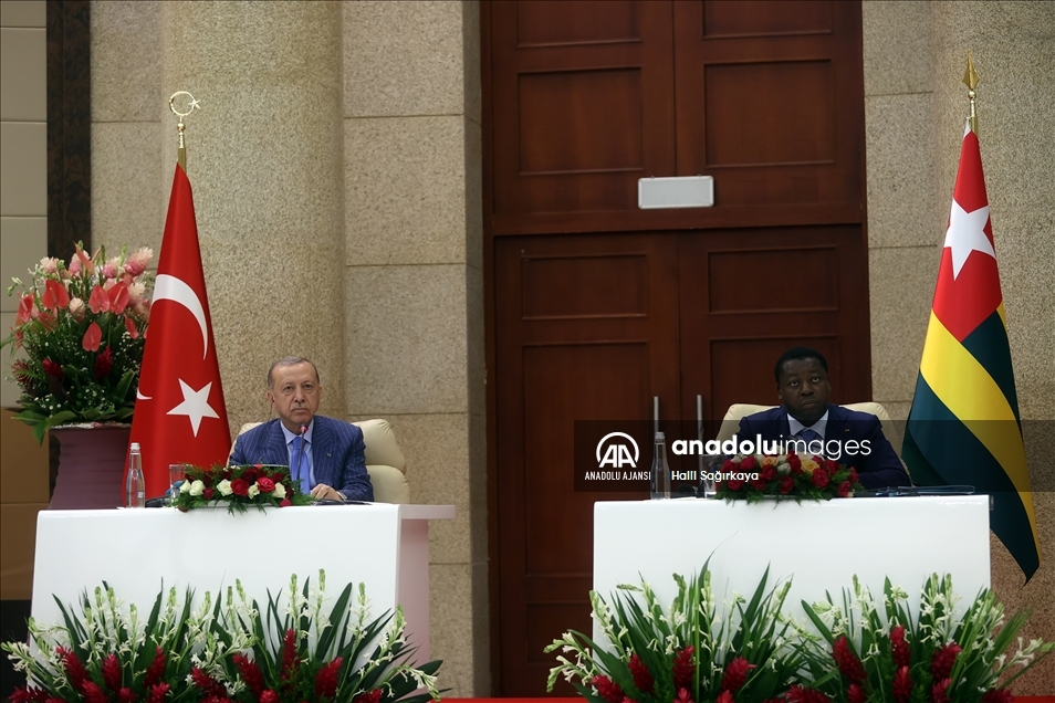 Cumhurbaşkanı Erdoğan Togo'da
