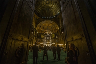Perayaan Maulid Nabi di Masjid Hagia Sophia, Turki