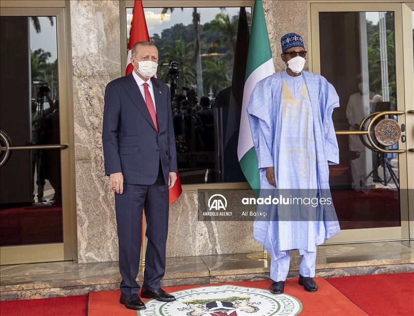 Nigéria : le Président Buhari accueille son homologue turc, Erdogan 