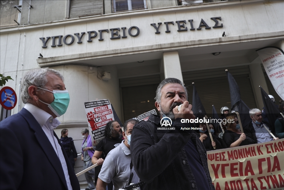 Yunanistan'da hastane çalışanları greve gitti