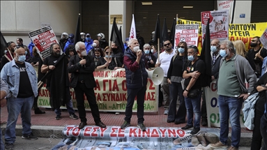 Yunanistan'da hastane çalışanları greve gitti