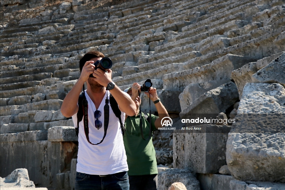 UNESCO Dünya Miras Listesi'ndeki Letoon ile Xanthos Antik Kenti fotoğraflandı